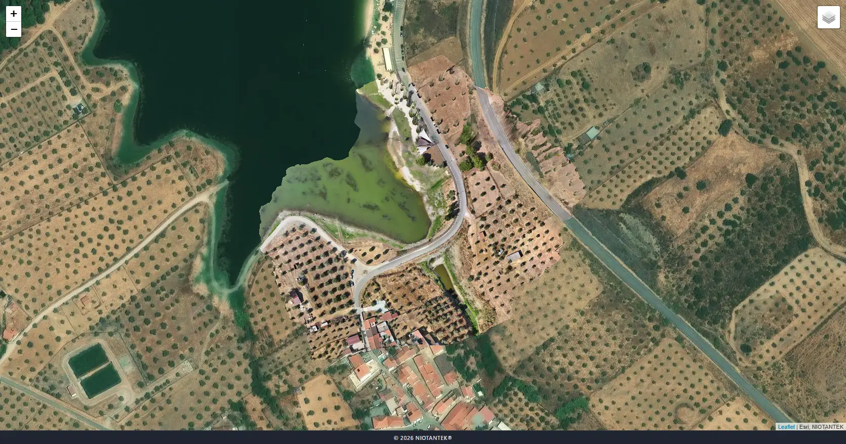 Explore um levantamento agrícola real.